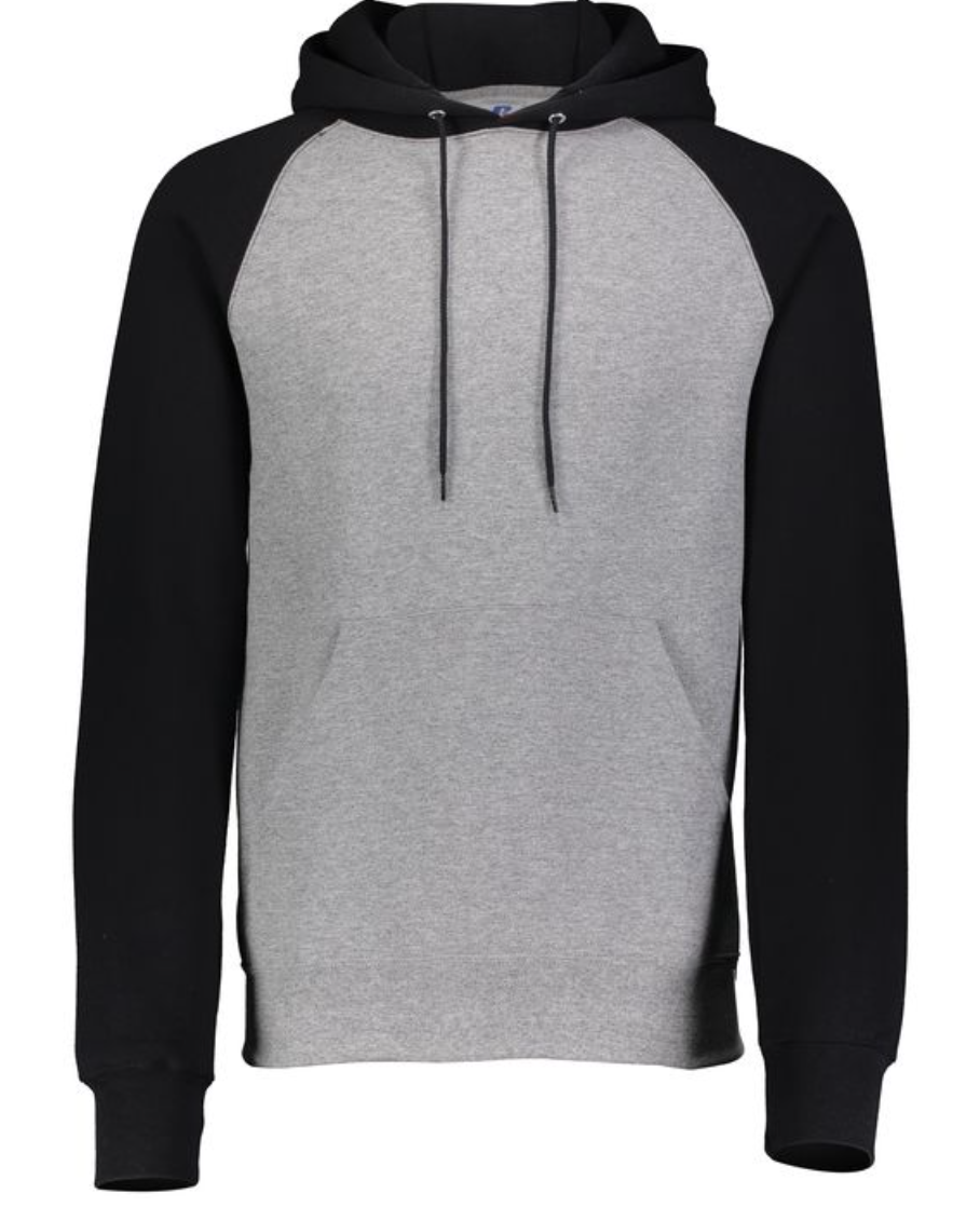 RUSSELL DRI-POWER FLEECE COLORBLOCK HOODIE